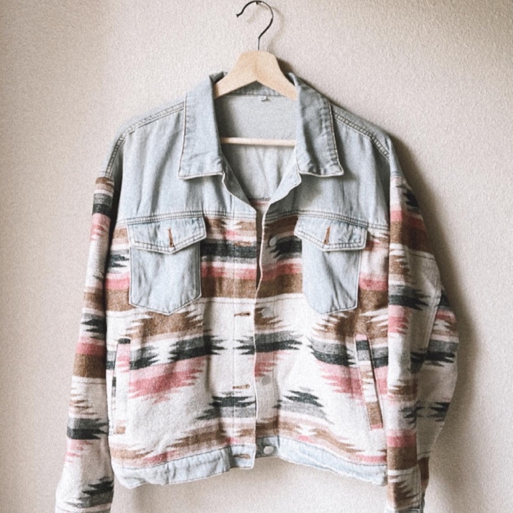 Bohemian Western denim jacket